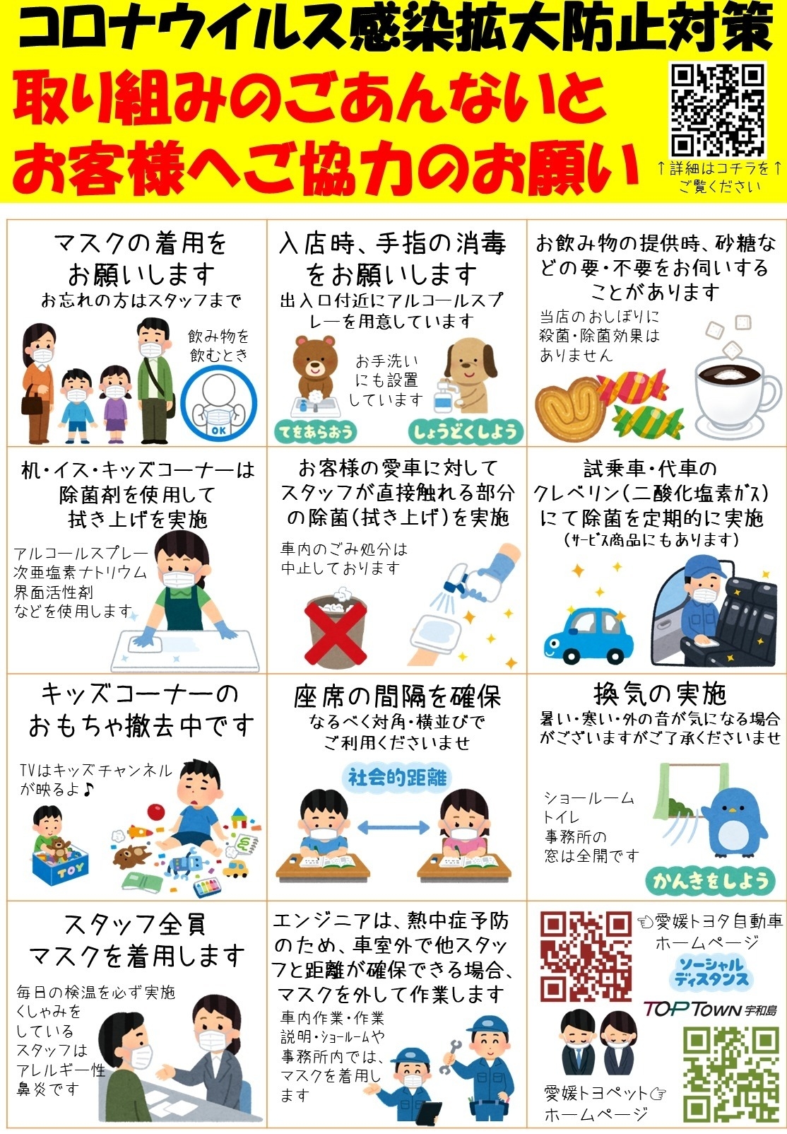 サービス商品 トップタウン宇和島 新車無料点検 オススメ商品
