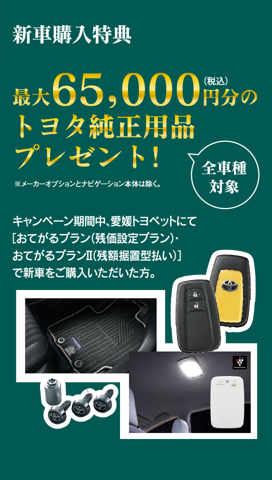 65周年スペシャルサンクスキャンペーン 愛媛トヨペット|愛媛の