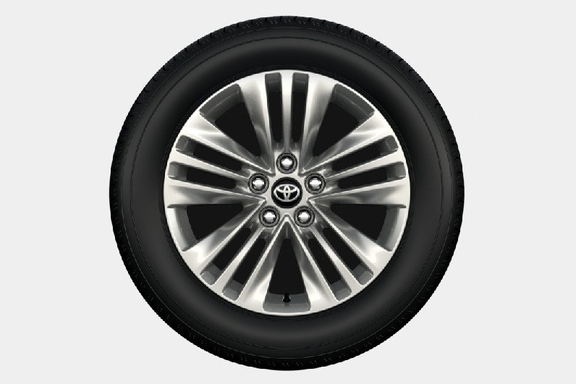 225/60R18タイヤ＆18×7Jアルミホイール（ハイパークロームメタリック塗装）［Zに標準装備