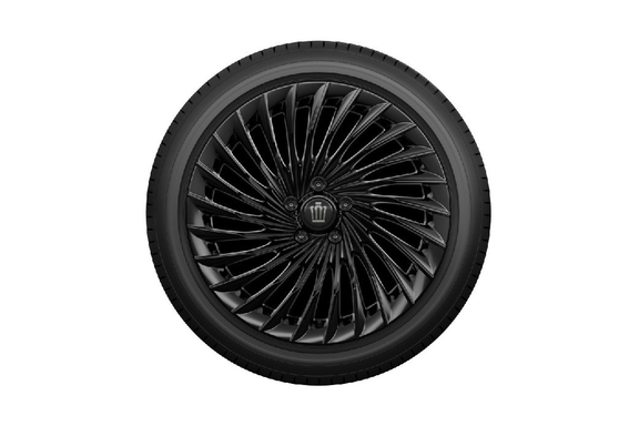 245/45ZR20タイヤ＆20×8½Jアルミホイール（ブラックスパッタリング塗装）［Zに標準装備］